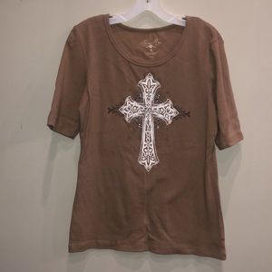Prairie Rose Cross Top